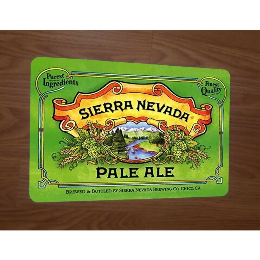 Sierra Nevada Pale Ale Beer 8x12 Metal Wall Alcohol Bar Sign‎